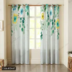 خرید و قیمت روتختی طرح گل نقاشی کد 3447 | دکوراسیون داخلی چاپی بوکه پرینت