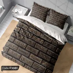 خرید و قیمت روتختی سه بعدی آجر و دیوار کد 3061 | دکوراسیون داخلی چاپی بوکه پرینت