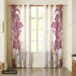 خرید و قیمت روتختی سه بعدی گل بنفشه کد 3072 | دکوراسیون داخلی چاپی بوکه پرینت