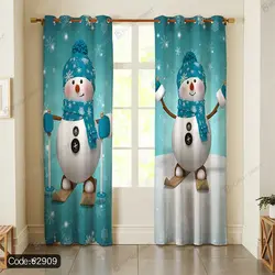 خرید و قیمت روتختی سه بعدی آدم برفی کد 2909 | دکوراسیون داخلی چاپی بوکه پرینت