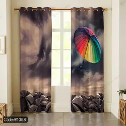 خرید و قیمت روتختی سه بعدی چتر کد 1058 | دکوراسیون داخلی چاپی بوکه پرینت