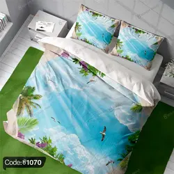 خرید و قیمت روتختی سه بعدی آسمان کد 1070 | دکوراسیون داخلی چاپی بوکه پرینت