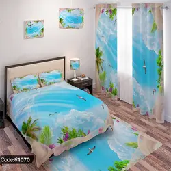 خرید و قیمت روتختی سه بعدی آسمان کد 1070 | دکوراسیون داخلی چاپی بوکه پرینت