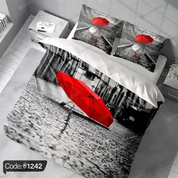 خرید و قیمت پرده پانچ چتر قرمز کد 1242 | دکوراسیون داخلی چاپی بوکه پرینت