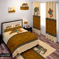 خرید و قیمت روتختی سه بعدی زن هندی کد 1347 | دکوراسیون داخلی چاپی بوکه پرینت