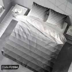 خرید و قیمت پرده پانچ ساده سیاه و سفید کد 2594 | دکوراسیون داخلی چاپی بوکه پرینت