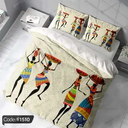 خرید و قیمت روتختی سه بعدی هندی کد 1510 | دکوراسیون داخلی چاپی بوکه پرینت