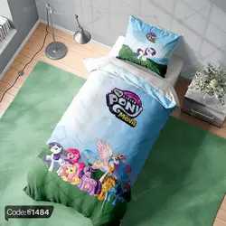 خرید و قیمت روتختی طرح انیمیشن پونی کد 1484 | دکوراسیون داخلی چاپی بوکه پرینت