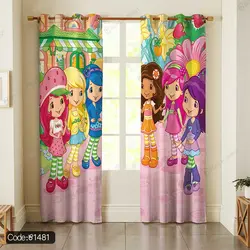 خرید و قیمت روتختی طرح دختر توت فرنگی کد 1481 | دکوراسیون داخلی چاپی بوکه پرینت