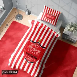 خرید و قیمت روتختی سه بعدی پرسپولیس کد 2524 | دکوراسیون داخلی چاپی بوکه پرینت