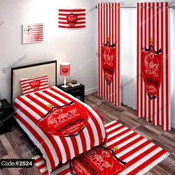 خرید و قیمت روتختی سه بعدی پرسپولیس کد 2524 | دکوراسیون داخلی چاپی بوکه پرینت