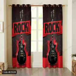 خرید و قیمت روتختی سه بعدی گیتار کد 2528 | دکوراسیون داخلی چاپی بوکه پرینت