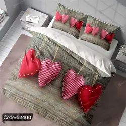 خرید و قیمت پرده پانچ قلب قرمز کد 2400 | دکوراسیون داخلی چاپی بوکه پرینت