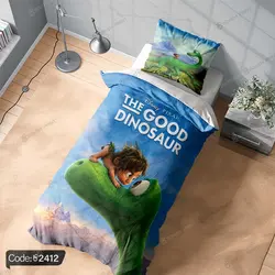 خرید و قیمت روتختی طرح انیمیشن دایناسور کد 2412 | دکوراسیون داخلی چاپی بوکه پرینت