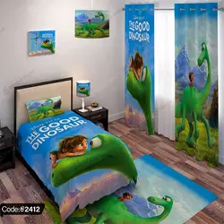 خرید و قیمت روتختی طرح انیمیشن دایناسور کد 2412 | دکوراسیون داخلی چاپی بوکه پرینت
