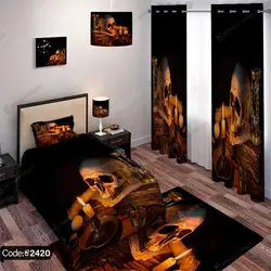 خرید و قیمت پرده چاپی اسکلت قدیمی کد 2420 | دکوراسیون داخلی چاپی بوکه پرینت