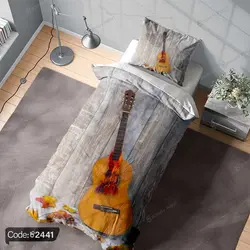 خرید و قیمت روتختی سه بعدی گیتار کد 2441 | دکوراسیون داخلی چاپی بوکه پرینت