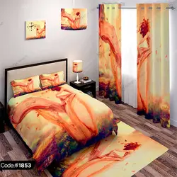 خرید و قیمت پرده پانچ فشن کد 1853 | دکوراسیون داخلی چاپی بوکه پرینت