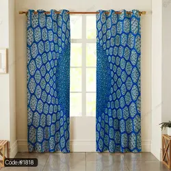 خرید و قیمت پرده پانچ کاشی سنتی کد 1818 | دکوراسیون داخلی چاپی بوکه پرینت