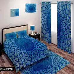 خرید و قیمت پرده پانچ کاشی سنتی کد 1818 | دکوراسیون داخلی چاپی بوکه پرینت