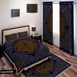 خرید و قیمت روتختی سه بعدی کاشی کد 1797 | دکوراسیون داخلی چاپی بوکه پرینت