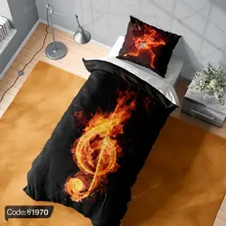 خرید و قیمت پرده چاپی گیتار و نت کد 1970 | دکوراسیون داخلی چاپی بوکه پرینت