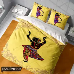 خرید و قیمت پرده پانچ زن هندی کد 2035 | دکوراسیون داخلی چاپی بوکه پرینت