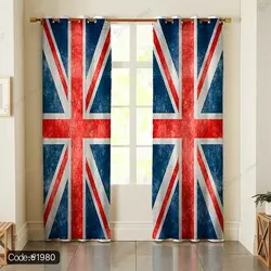 خرید و قیمت پرده چاپی پرچم انگلیس کد 1980 | دکوراسیون داخلی چاپی بوکه پرینت