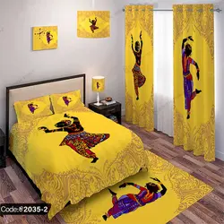 خرید و قیمت روتختی سه بعدی زن هندی کد 2035 | دکوراسیون داخلی چاپی بوکه پرینت