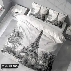 خرید و قیمت روتختی سه بعدی برج ایفل کد 2280 | دکوراسیون داخلی چاپی بوکه پرینت