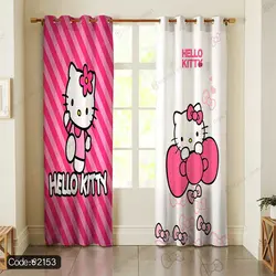 خرید و قیمت روتختی سه بعدی هلو کیتی کد 2153 | دکوراسیون داخلی چاپی بوکه پرینت