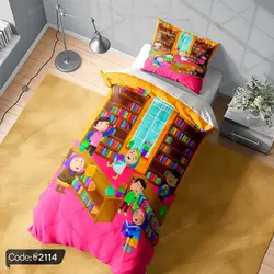 خرید و قیمت پرده پانچ کتابخانه کد 2114 | دکوراسیون داخلی چاپی بوکه پرینت