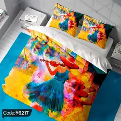 خرید و قیمت پرده پانچ آبرنگی دختر و ویولن کد 6217 | دکوراسیون داخلی چاپی بوکه پرینت