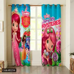 خرید و قیمت روتختی طرح دختر توت فرنگی کد 2214 | دکوراسیون داخلی چاپی بوکه پرینت