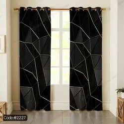 خرید و قیمت روتختی طرح مشکی سه بعدی کد 2227 | دکوراسیون داخلی چاپی بوکه پرینت