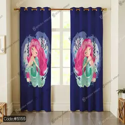 خرید و قیمت پاف نشیمن پری دریایی کد 5155 | دکوراسیون داخلی چاپی بوکه پرینت