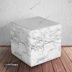 خرید و قیمت پاف نشیمن طرح سنگ کد 5483 | دکوراسیون داخلی چاپی بوکه پرینت