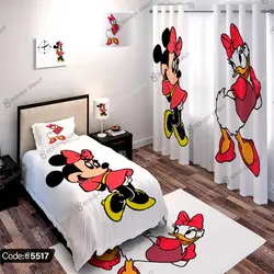 خرید و قیمت پاف نشیمن میکی ماوس | Mickey Mouse کد 5517 | دکوراسیون داخلی چاپی بوکه پرینت