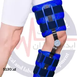 زانوبند توانبخشی با مفصل مدرج شناسه محصول: 5130 برند تن یار