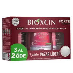 سرم مو ضد ریزش بیوکسین BIOXCIN مدل FORTE مجموعه 3عددی - سیمرغ