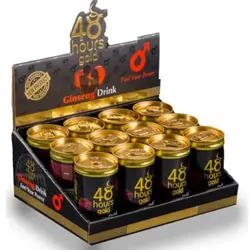 نوشیدنی انرژی زا جینسینگ 48 ساعته طلایی 150 میل Ginseng 48 Hours Gold Drink پک 12 عددی - سیمرغ فروشگاه اینترنتی