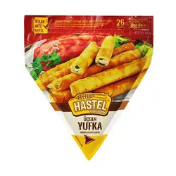 خمیر یوفکا مثلثی هاستل Hastel Yufka خمیر آماده باقلوا 360 گرم - سیمرغ فروشگاه اینترنتی