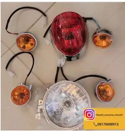 ست کامل چراغ موتورسیکلت وینو 50 سی سی