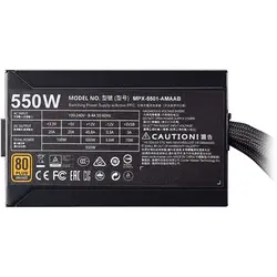 پاور (منبع تغذیه) 550 وات کولرمستر Masterwatt 550 - نیمه ماژولار