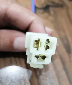 سوکت موتورفن دو دور مادگی