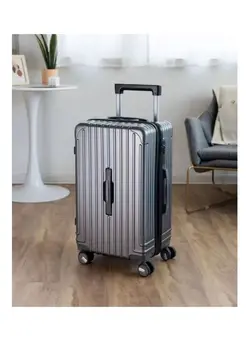 Handcarry luggage Cabin bag on Wheels Ultra Lightweight 4-Wheels Aluminum shape- (20Inch-7-15kg) 