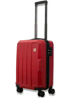 چمدان و ساک مسافرتی چمدان تک Reflection 28 Inch ABS Suitcase Lightweight Hard Case Vertical Series Travel Luggage Trolley with 121L Storage Capacity 4 Spinner Wheels and TSA Lock Red 