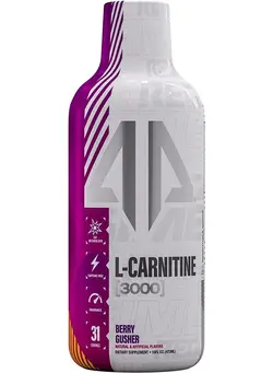مکمل‌های ورزشی افزایش انرژی L-Carnitine Liquid Fat Metabolizer 3000 Berry Gusher 31 Servings 473ml