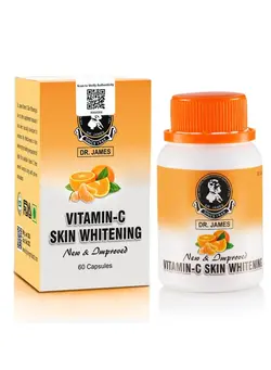 مکمل‌های ورزشی افزایش انرژی Vitamin-C Skin Whitening Capsules (Made In USA) GMP CERTIFIED