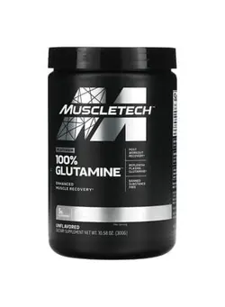 مکمل‌های ورزشی افزایش انرژی Muscletech Platinum 100% Glutamine Unflavored 5 g 10.58 oz (300 g)
